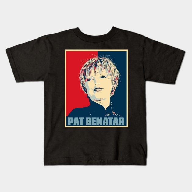 Pat Benatar Hope Poster Art Kids T-Shirt by Odd Even